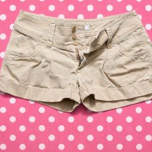 Express Women's Cargo Shorts in Tan